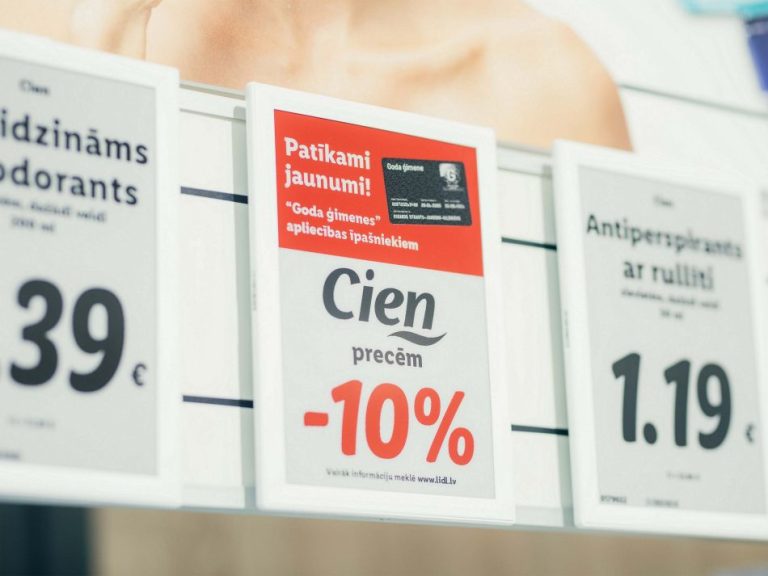 Lidl увеличил ассортимент продуктов в скидочной программе для «Почетных семей» Латвии