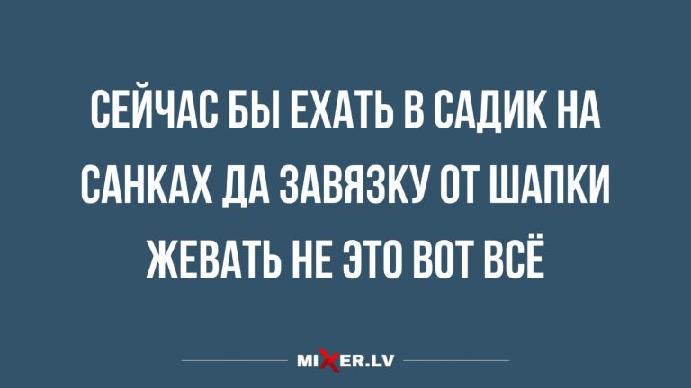 Юмор за день и на санках в садик