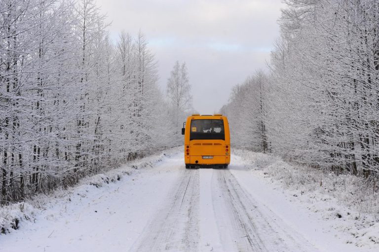 В среду отменены некоторые автобусные рейсы по всей Латвии