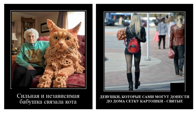 Новые демотиваторы и вязанный кот