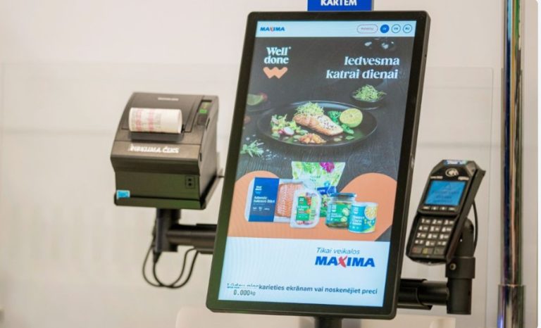 Миллион евро на самообслуживание: Maxima закупает аппараты нового поколения