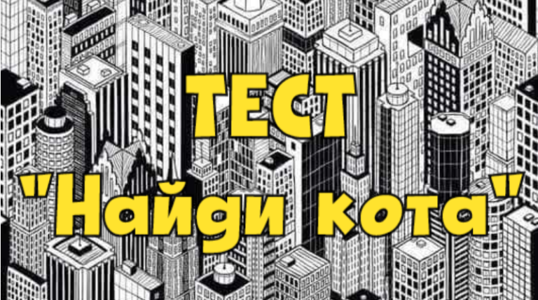 Люди сходят с ума, пытаясь найти кота среди небоскребов, а он есть!