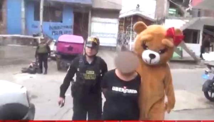 В Перу Медведь с шариками задержал наркоторговцев