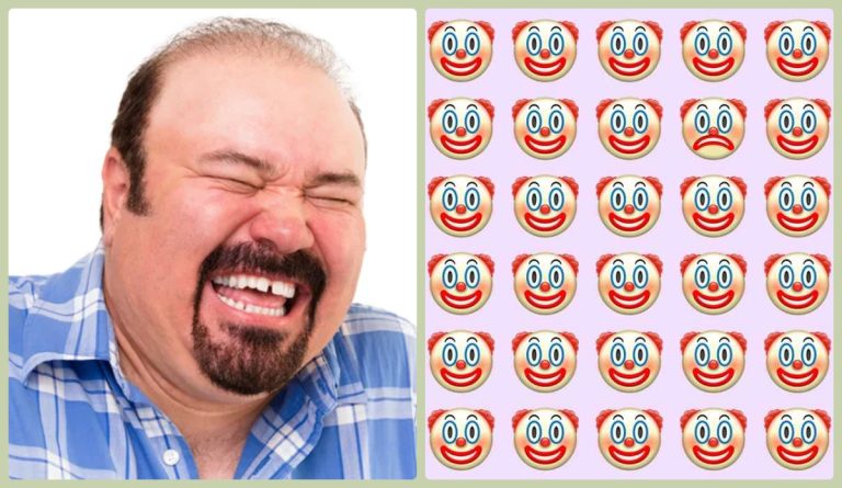 Оптическая иллюзия: найди грустный смайлик на картинке за 4 секунды и порадуйся за себя!