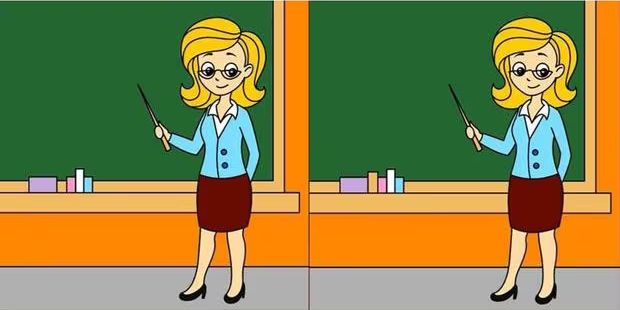 Умный? К доске! Найди три отличия и получи «отлично»!