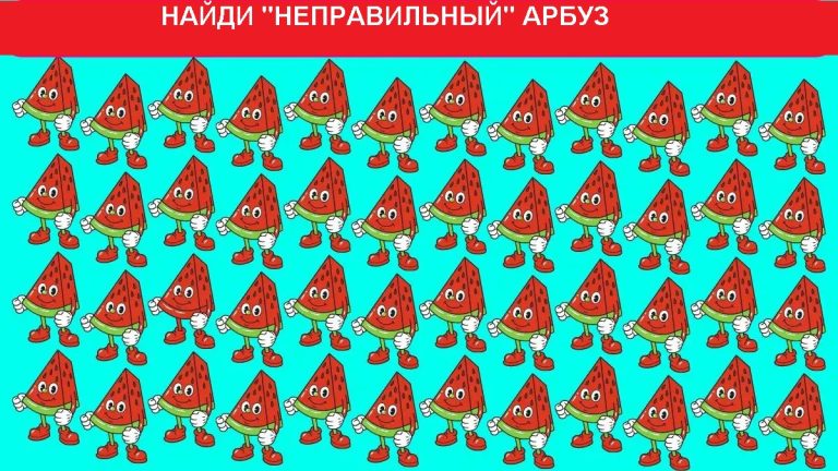 Только зоркий Мичурин углядит «неправильный» арбуз за 9 секунд!