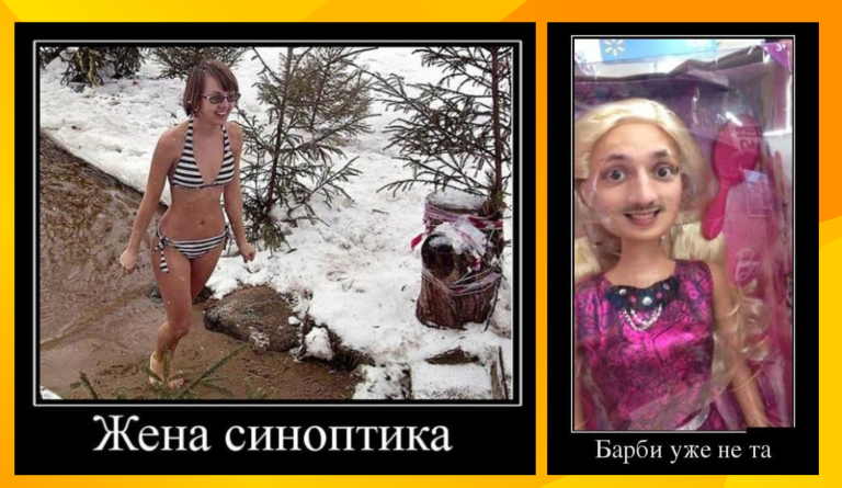 Новые демотиваторы и жена синоптика