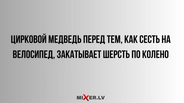 Юмор за день и цирковой медведь