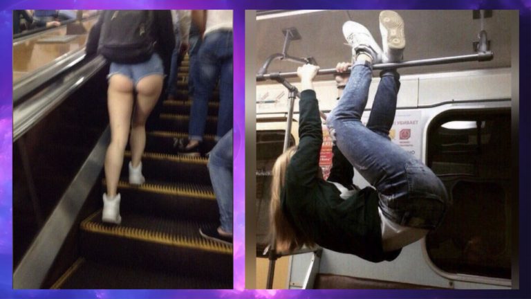 Когда ты ультра красивый и под землей: модники в метро