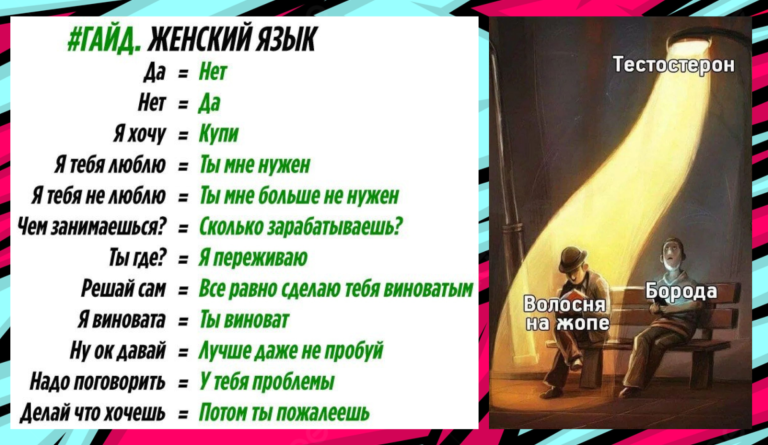Прикольные картинки с надписями и женский язык
