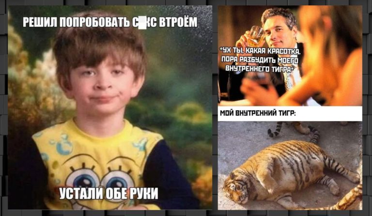 Пошутим по взрослому: приколы на всякие серьезные темы и внутренний тигр