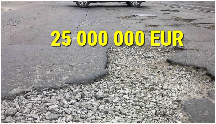 В Риге за 25 миллионов заасфальтируют 19 улиц