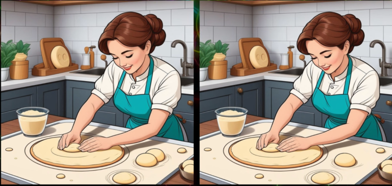Кулинарный детектив: найди 3 отличия между двумя кухонными сценками и спаси рецепт!