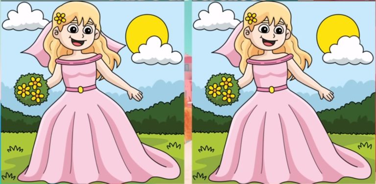 Невеста или принцесса? Найди три отличия за 15 секунд