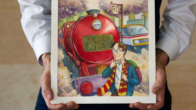 На аукционе продали рисунок для обложки первой книги о Гарри Поттере — цена баснословная