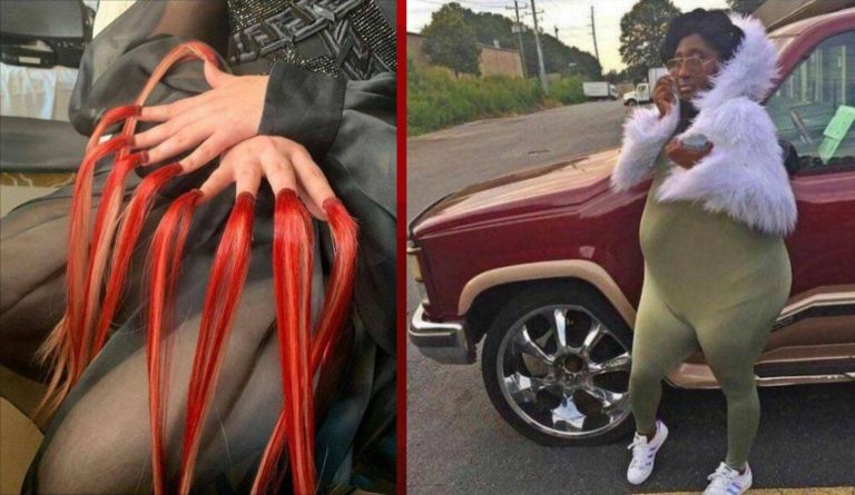 24 фотографии, на которых творится какая то дичь и пушистые ногти