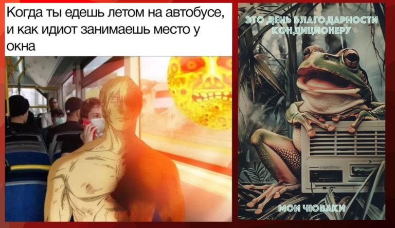 А ведь в такую погоду, кто-то еще и душнила: юмор про жару