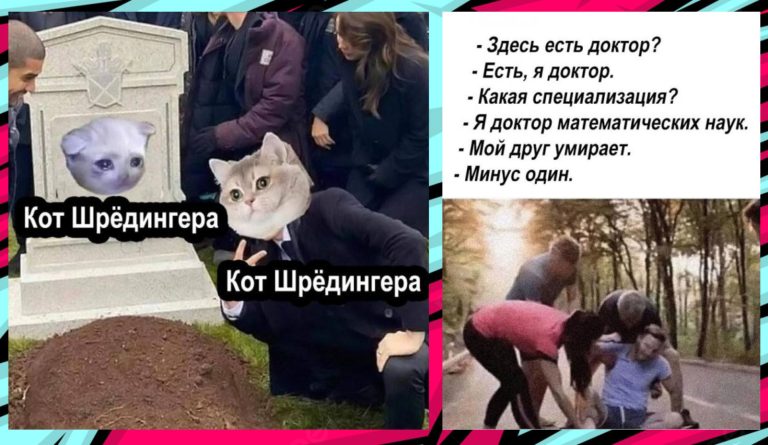 Юмор на тему науки и кот Шрёдингера