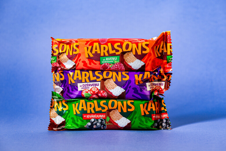 У мороженого «Karlsons» появился новый клюквенный вкус и обновленный дизайн