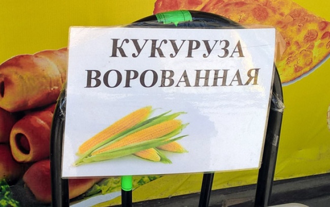 Загонные объявления, надписи и ворованная кукуруза