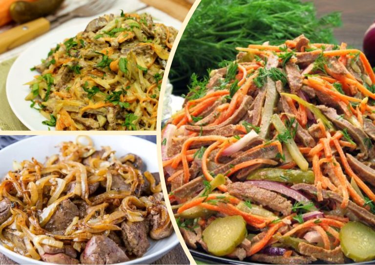 Быстрый салат из куриной печёнки: классическая симфония вкусов