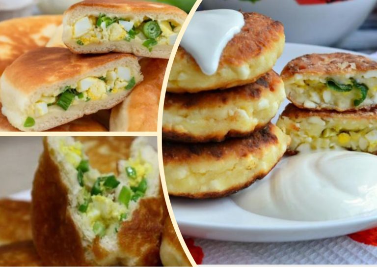 Необычные сырники с начинкой из зелёного лука: открытие нового вкуса