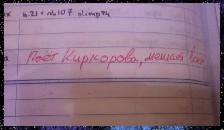 Пел, хрюкал, танцевал: cмешные замечания в школьных дневниках