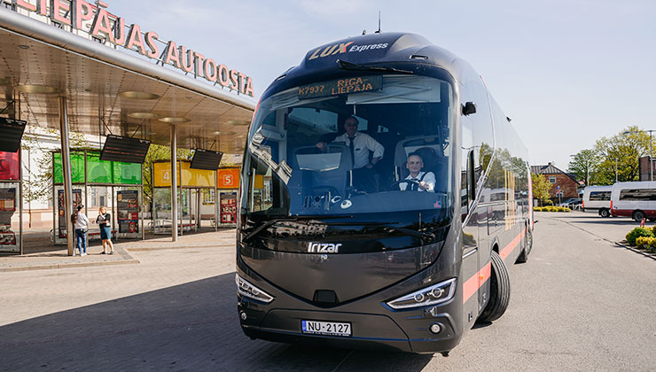 «Lux Express» увеличивает число рейсов на маршруте Рига-Лиепая