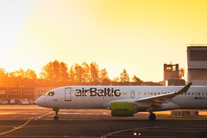 В зимний период airBaltic будет летать только на своих самолетах