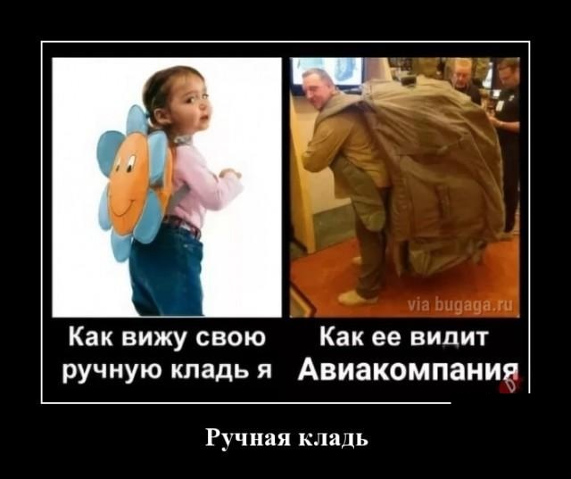 Новые демотиваторы и ручная кладь