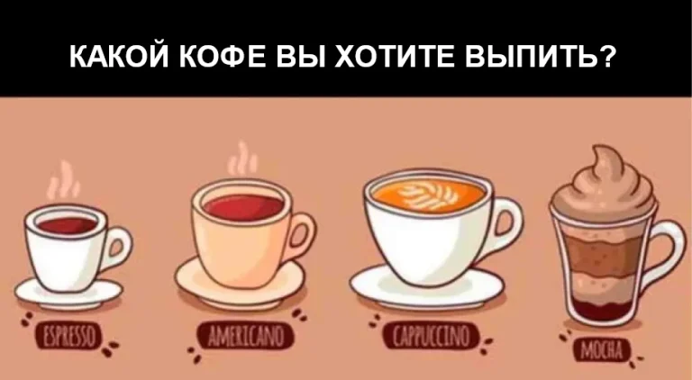 Тест личности: что скрывает ваш выбор кофе?