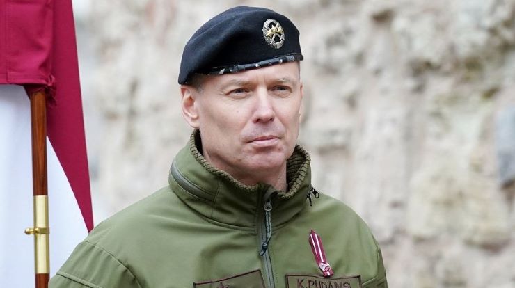 На должность командующего НВС утвержден бригадный генерал Каспар Пуданс