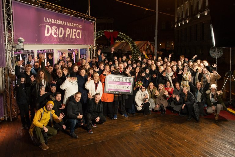 Благотворительный марафон «Dod pieci!» собрал миллион евро!