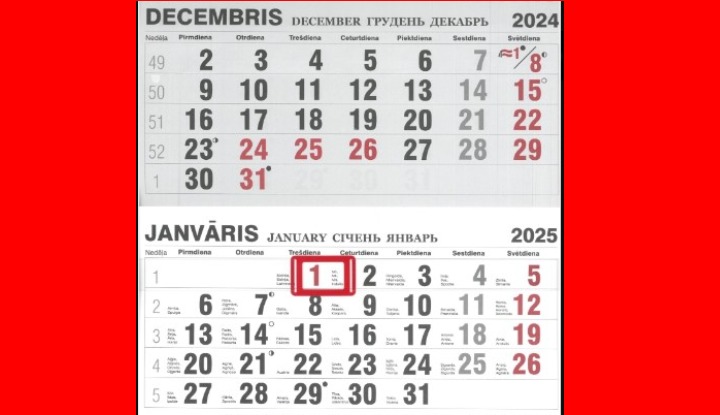 2025-й год — рекордный по числу выходных: 6 мини-каникул