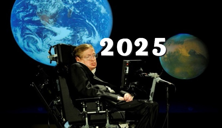 Прогноз Стивена Хокинга на 2025-й год: чипы внутри тела и ультра-быстрые путешествия