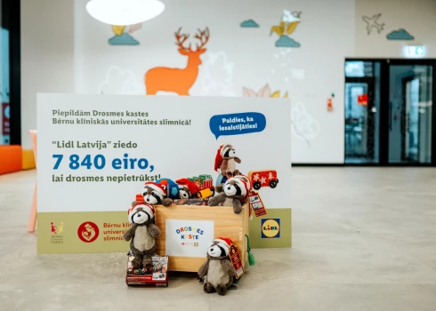 «Коробки смелости»: детская больница получила от Lidl пожертвование на сумму почти 8 тысяч евро