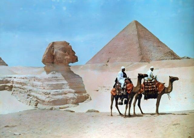 Египет в цвете: исторические фотографии 1920-х годов позволят вам увидеть одну из древнейших цивилизаций мира