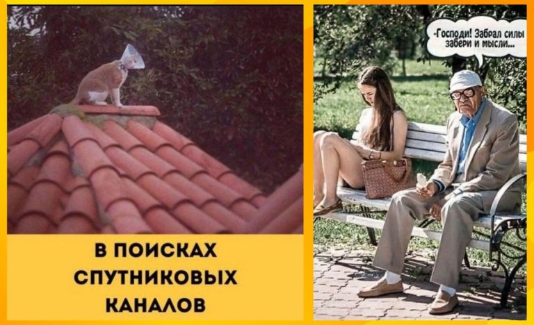 Интернет мемы в воскресение и поиск спутниковых каналов