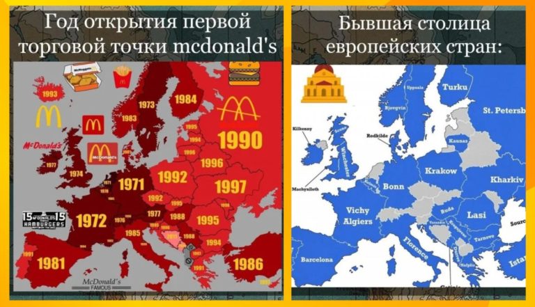 Инфографика, которая никому не пригодится, но почему-то завораживает!