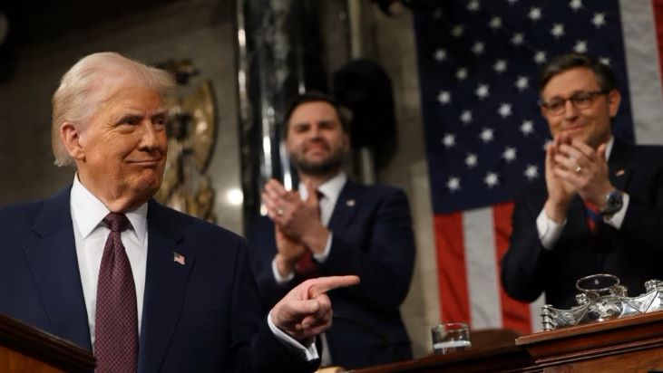 Кратко о выступлении Трампа в Конгрессе: «Америка вернулась. Зеленский готов к переговорам. Наш флаг будет на Марсе»