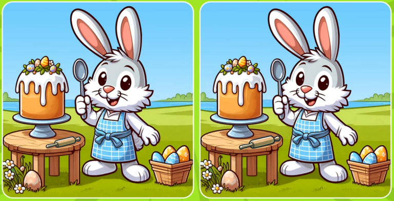 🐰Пасхальный квест: два зайца — три отличия!