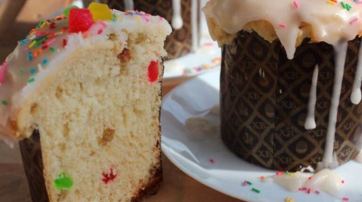 Очень вкусный пасхальный кулич: тает во рту и не черствеет