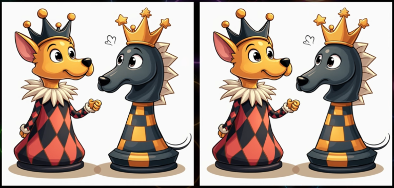 ♟️ Шах и гав! Кто правит этой королевской доской? 🐾👑