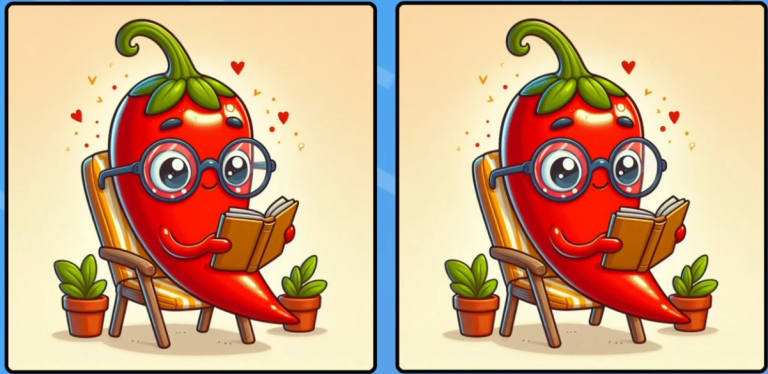 🌶️ «Пылающее чтиво»: найди 3 отличия у самого умного перца в мире!