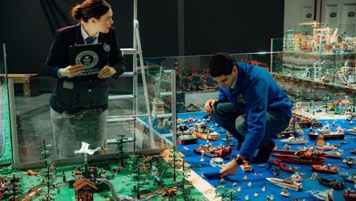 Мировой рекорд: в Португалии построили гигантский город из Lego площадью 70 кв. м