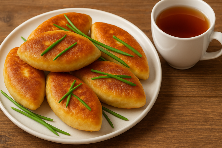 🥟 Пирожки с яйцом и луком на кефире: быстрый рецепт на каждый день