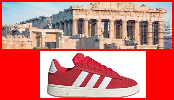 Греция подала в суд на Adidas за рекламу с ударом кроссовки по Акрополю