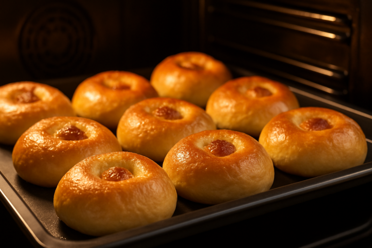 🥐 Нежные венгерские булочки с джемом: домашний уют за 30 минут