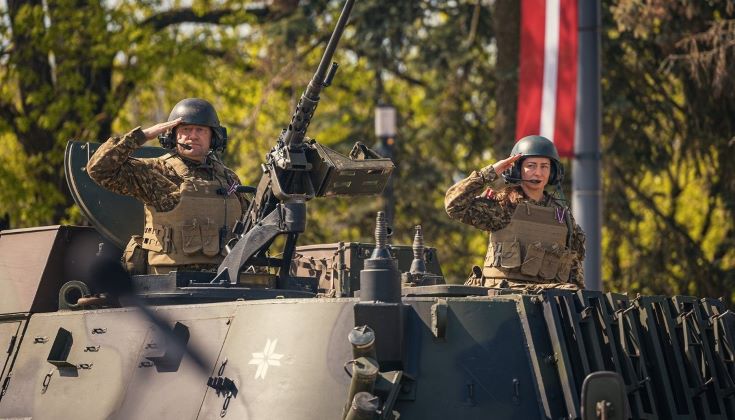 Военный парад состоялся в Талси, а в следующем году пройдет в Айзкраукле