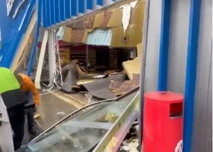 По Литве прошёл торнадо, в который чудом не попали пограничники